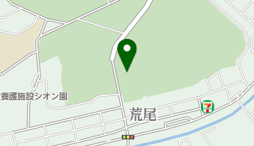 荒尾市民プールの地図画像