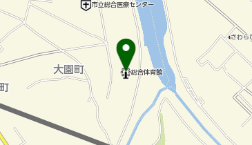 水俣市立総合体育館温水プールの地図画像