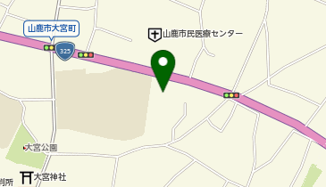 山鹿市民プールの地図画像