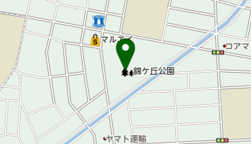 錦ヶ丘公園運動施設ソフトボール場の地図画像