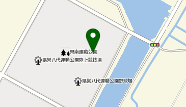 熊本県営八代運動公園芝生広場の地図画像