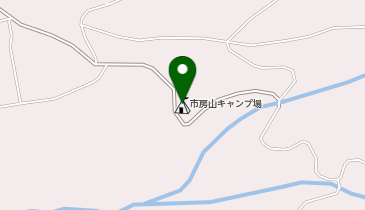 国定公園市房山キャンプ場の地図画像