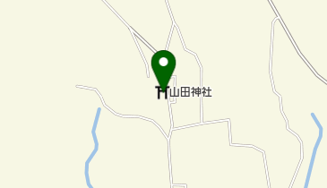 山田日吉神社の地図画像