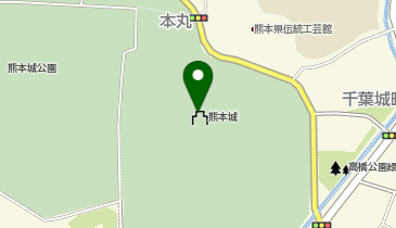 熊本城天守閣の地図画像