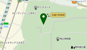 熊本博物館の地図画像