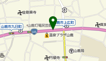 山鹿温泉祭の地図画像