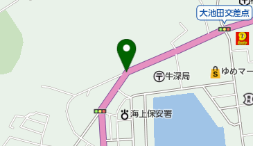 牛深ハイヤ祭りの地図画像