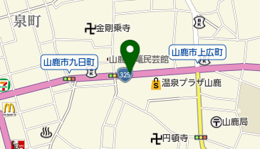 山鹿灯籠まつりの地図画像