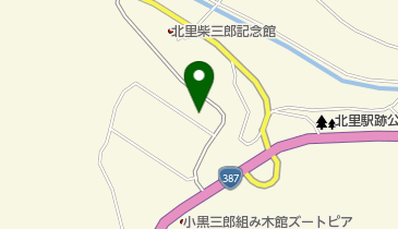 小国MTBコースの地図画像