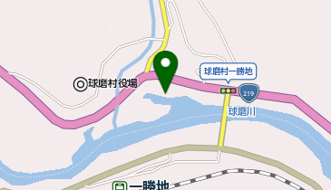 球磨川球磨橋付近の地図画像