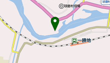 球磨川球磨村役場付近の地図画像