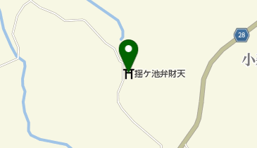 揺ケ池弁財天の地図画像