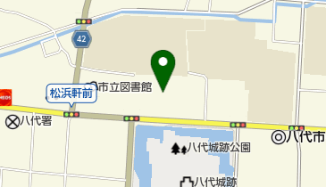 松井神社の地図画像