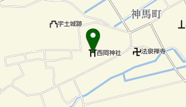 西岡神社(三宮大明神)の地図画像