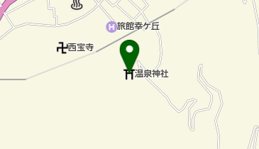 日奈久温泉神社の地図画像