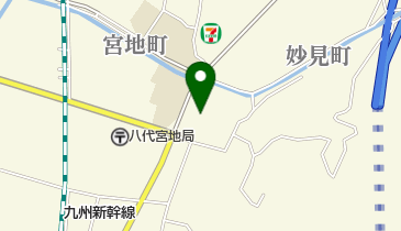 八代神社の地図画像