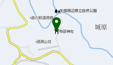 布田神社の地図画像