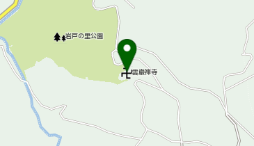 雲巌禅寺・霊巌洞・五百羅漢の地図画像