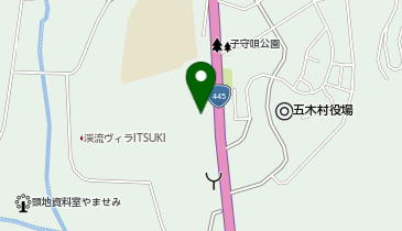 五木温泉の地図画像