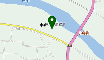 白川中原緑地の地図画像