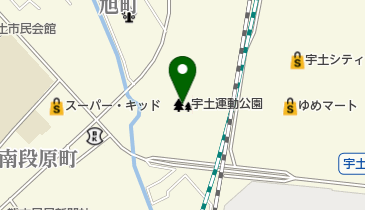 宇土運動公園の地図画像