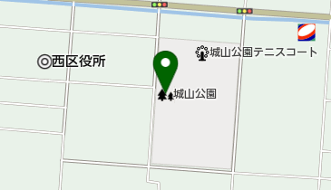 城山公園の地図画像