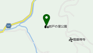 岩戸の里公園の地図画像
