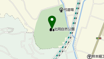 北岡自然公園の地図画像