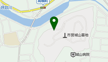 城山墓園の地図画像