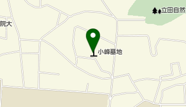 小峯墓地の地図画像
