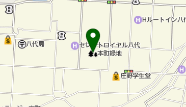 本町緑地の地図画像