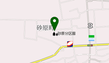 砂原分区園の地図画像