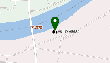 白川飽田緑地の地図画像