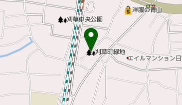 刈草町緑地の地図画像