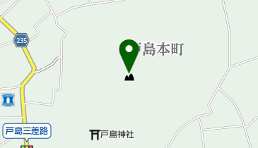 戸島山緑地の地図画像