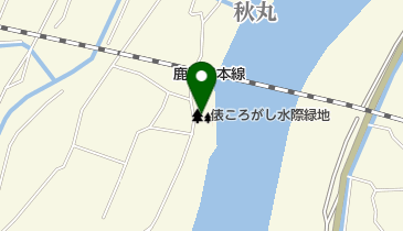 俵ころがし水際緑地の地図画像