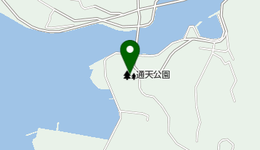 通天公園の地図画像
