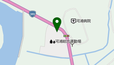 河浦総合運動場の地図画像