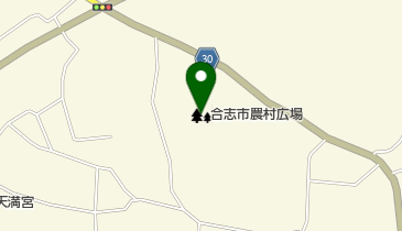合志市農村広場の地図画像