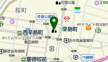 辛島公園の地図画像