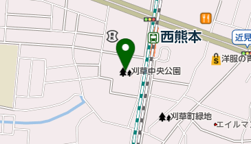 刈草中央公園の地図画像