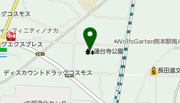 蓮台寺公園の地図画像