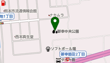 御幸中央公園の地図画像
