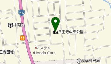 八王寺中央公園の地図画像