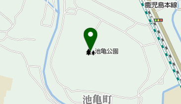 池亀公園の地図画像