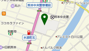 白川公園の地図画像