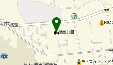 渡鹿公園の地図画像