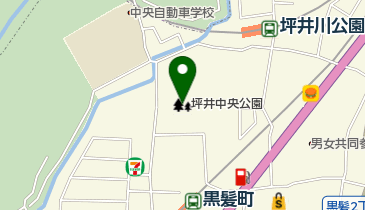 坪井中央公園の地図画像