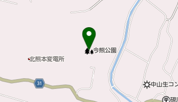 今熊公園の地図画像