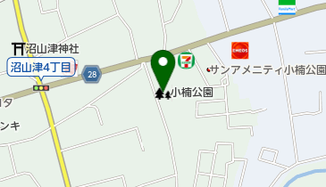 小楠公園の地図画像